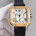 Swiss Grade Cartier Santos de Cartier Chronograph Two Tone Watch